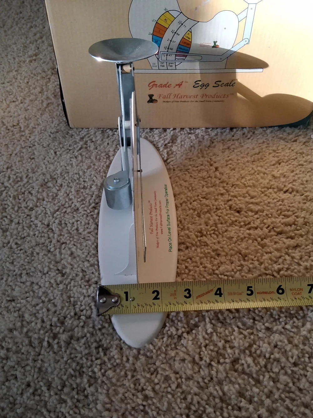 The Incredible Grade A Egg Scale~Chicken Egg Metal by Fall Harvest Products